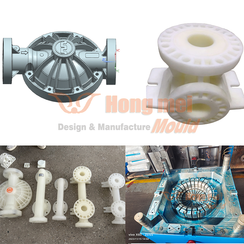 Paano gumawa ng anti-rust para sa Pneumatic Diaphragm Pump Injection Mould PTFE Air Pump Muold Membrane Pump Tooling